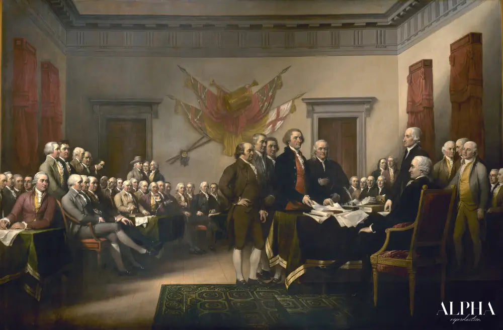 Declaration of Independence - John Trumbull - Reproductions de tableaux et peintures haut de gamme