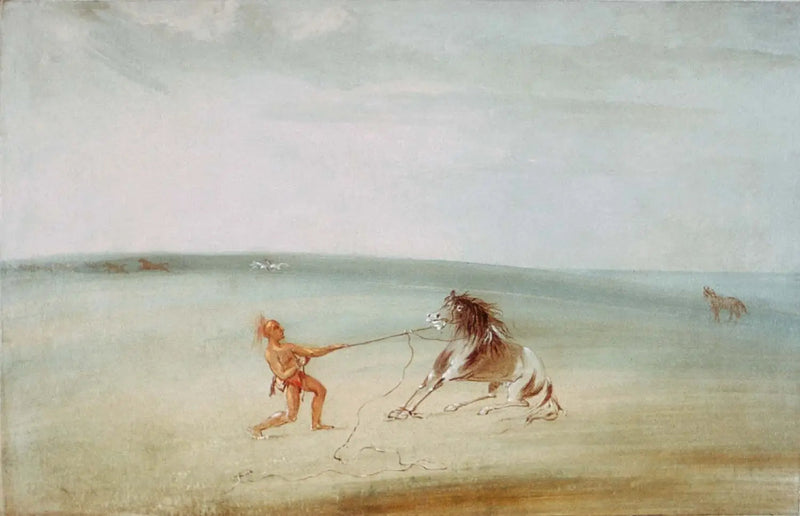 Rozkład dzikiego konia - George Catlin