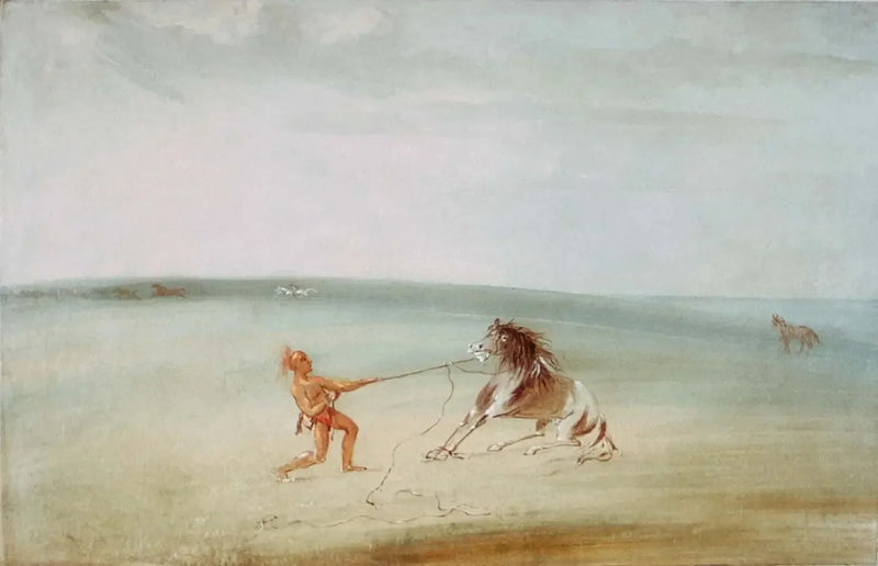 Rozkład dzikiego konia - George Catlin