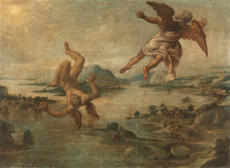 Dédale i Ikar - Jacopo Tintoretto