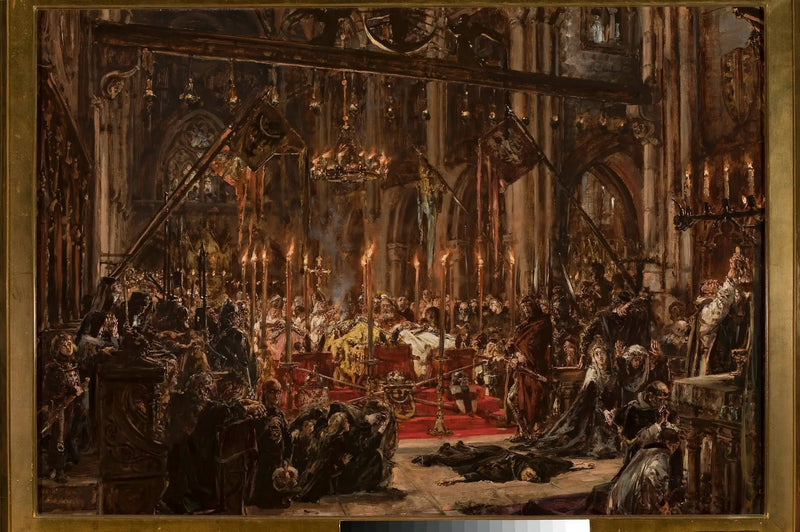 Porażka Legnicy, z serii „Historia cywilizacji w Polsce” - Jan Matejko