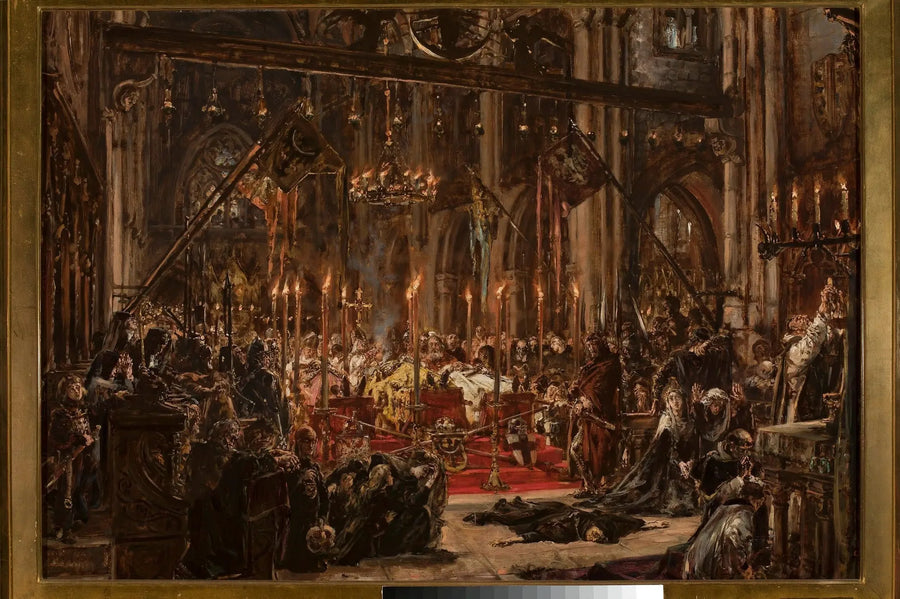 Porażka Legnicy, z serii „Historia cywilizacji w Polsce” - Jan Matejko