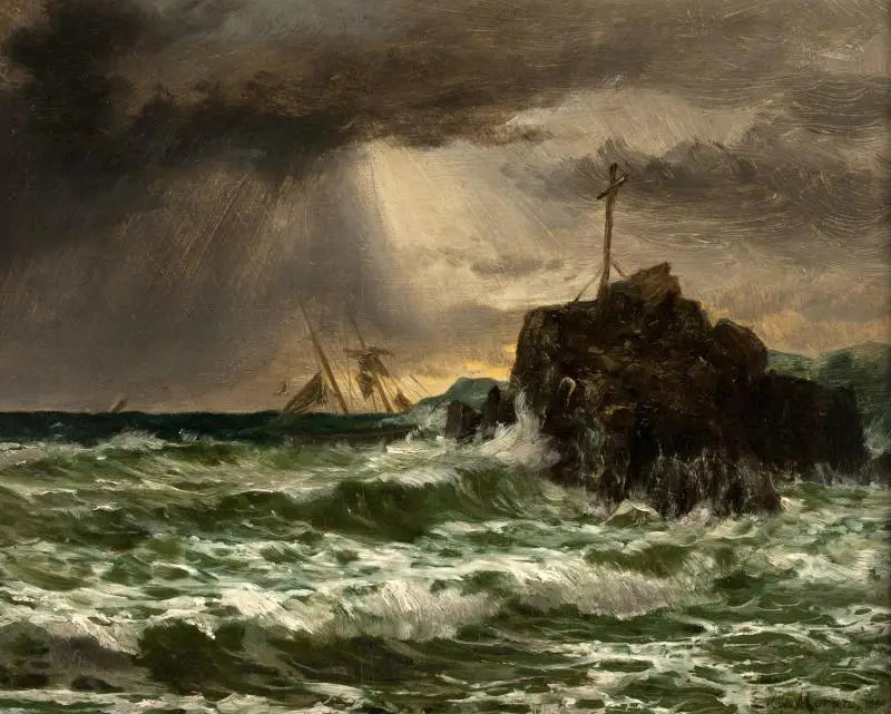 Uwolnienie burzy - Edward Moran