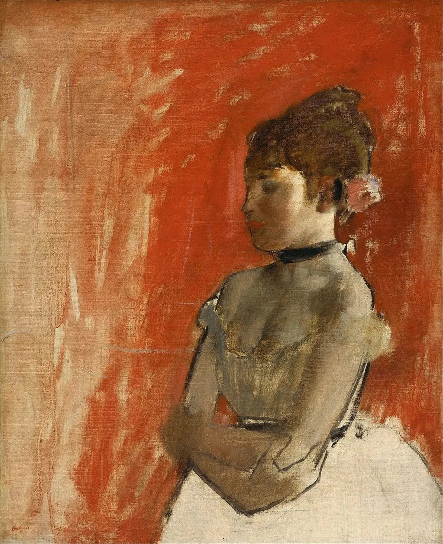 Tancerka baletowa z skrzyżowanymi ramionami - Edgar Degas