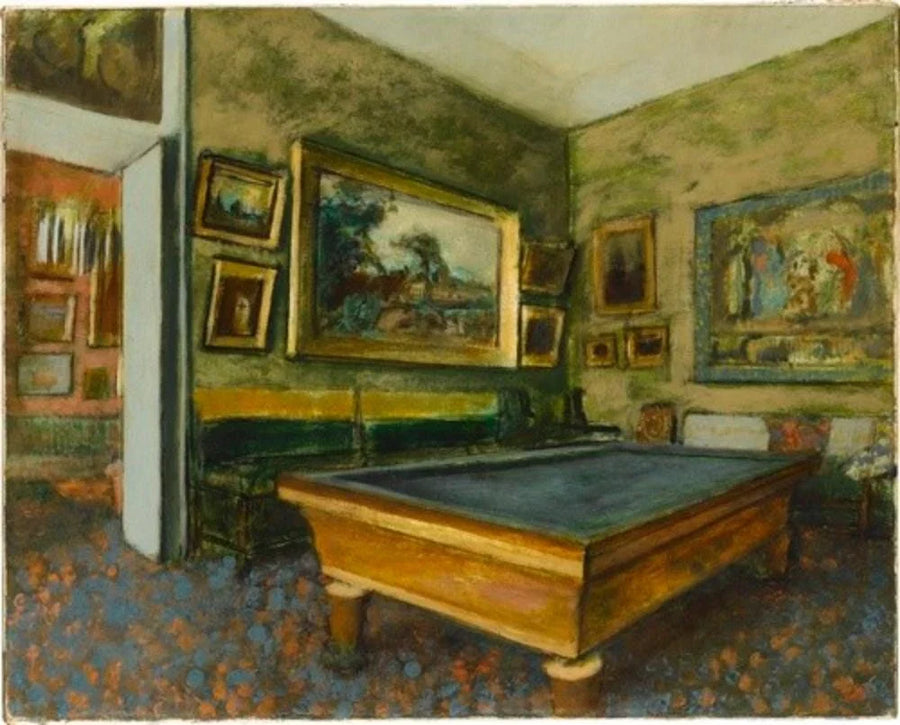 Sala bilardowa - Edgar Degas