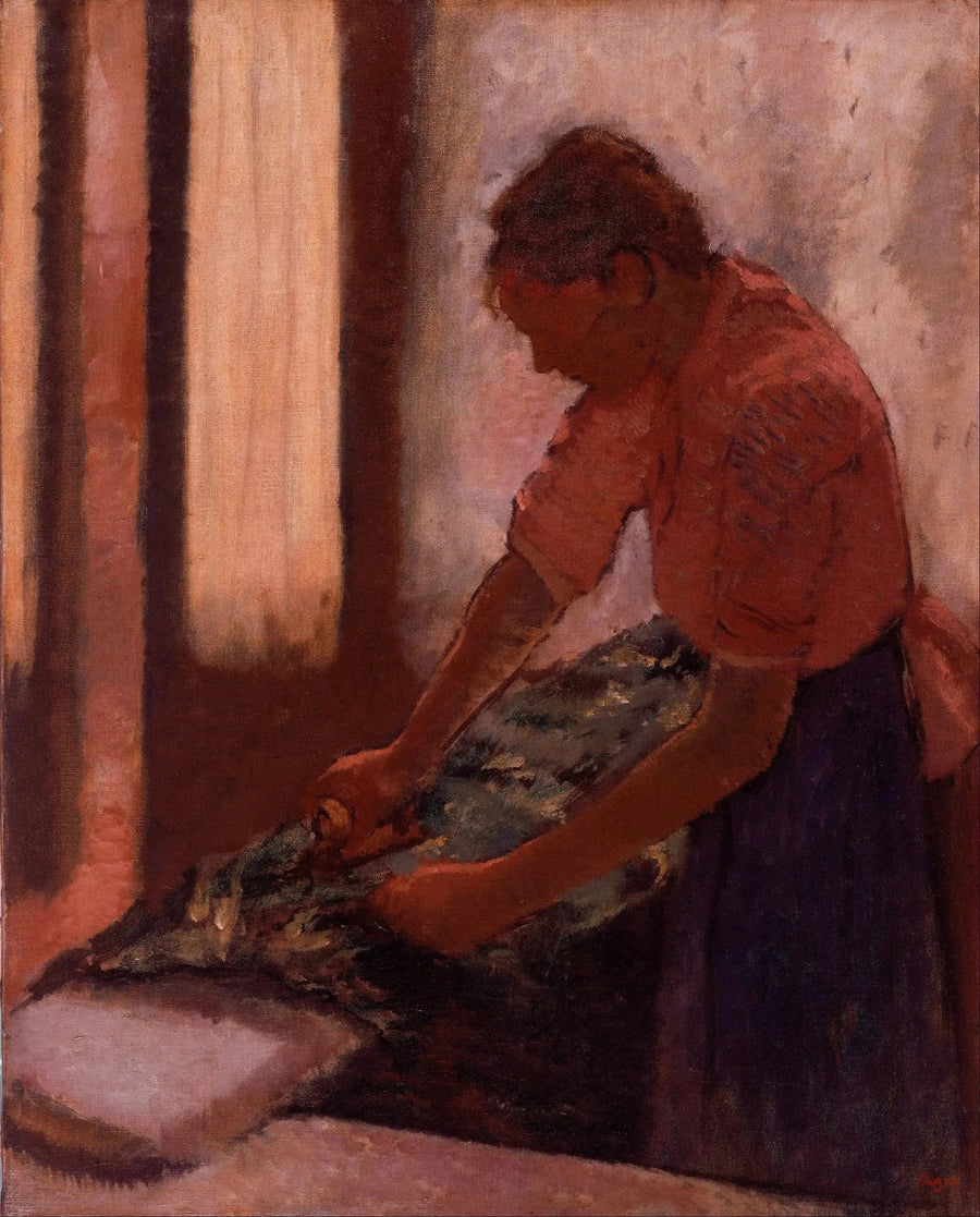 Kobieta prasująca - Edgar Degas