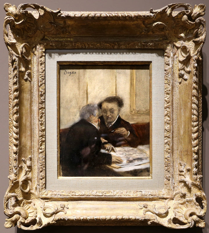 W Kawiarni Châteaudun, około 1869 -1871 - Edgar Degas
