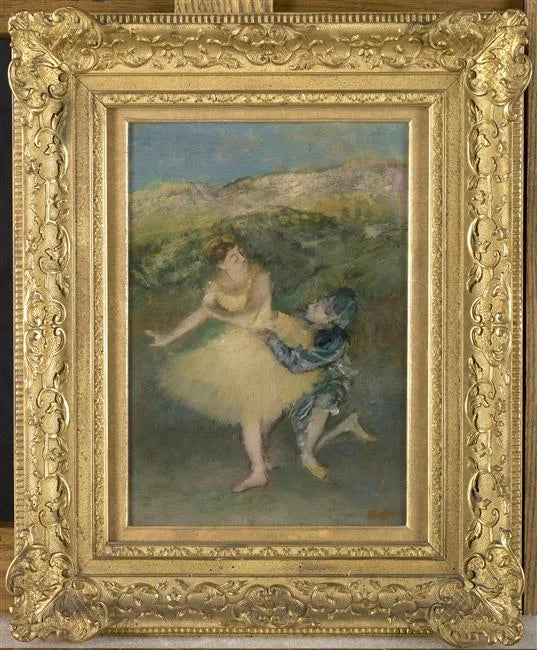 Arlekin i Kolumbina - Edgar Degas