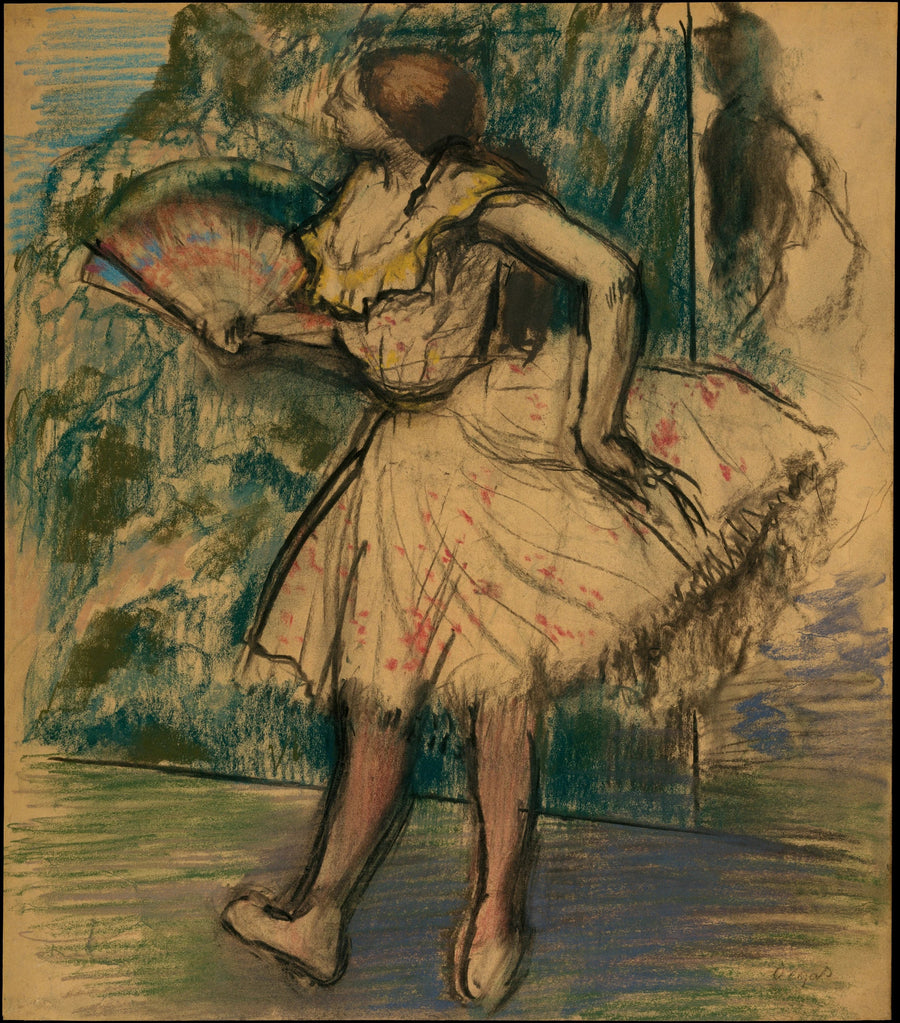Tancerka z wachlarzem - Edgar Degas