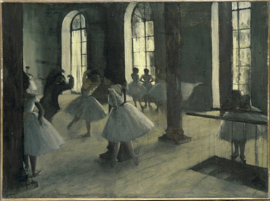 Powtórka w foyer tańca - Edgar Degas