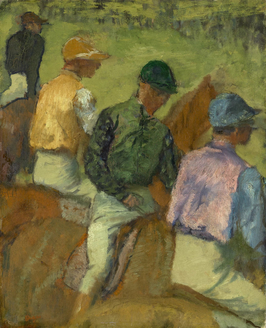 Czterech dżokejów - Edgar Degas