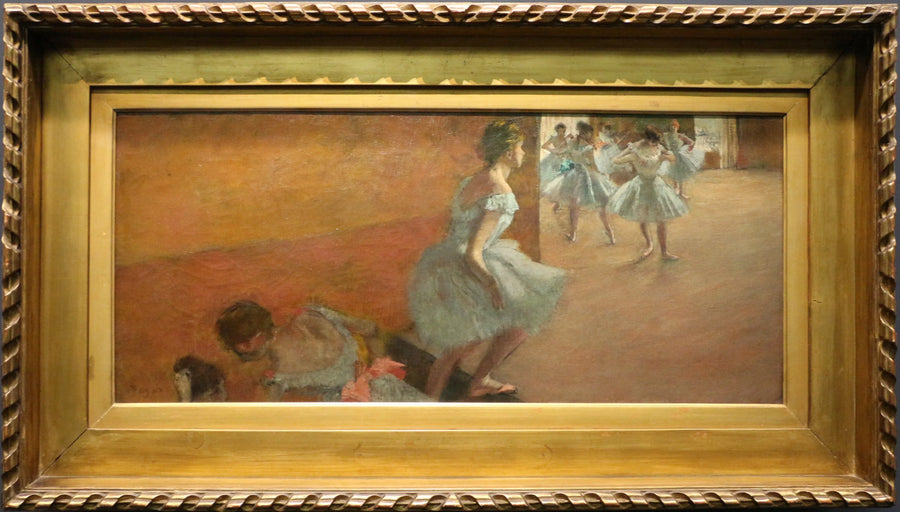 Tancerki wchodzące po schodach - Edgar Degas