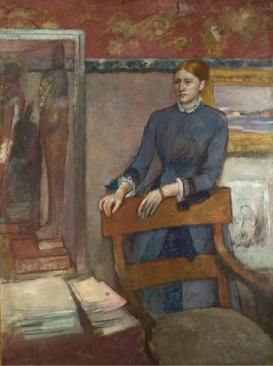Hélène Rouart w biurze swojego ojca - Edgar Degas