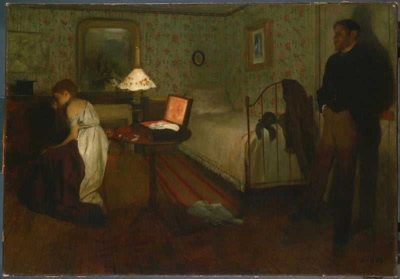 Wnętrze - Edgar Degas