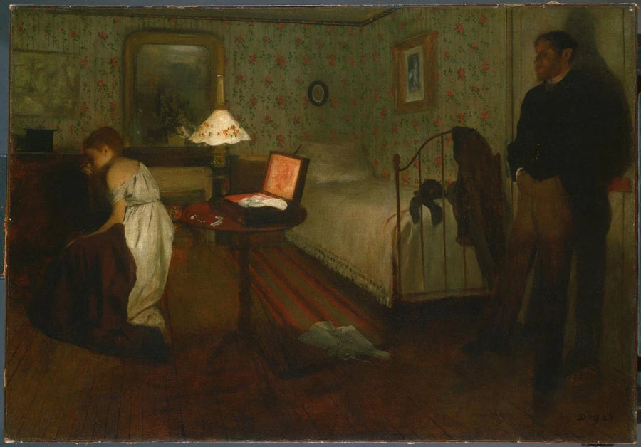 Wnętrze - Edgar Degas