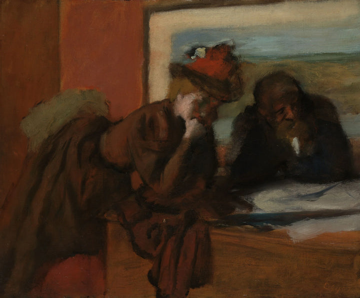 Rozmowa, 1885-1895 - Edgar Degas