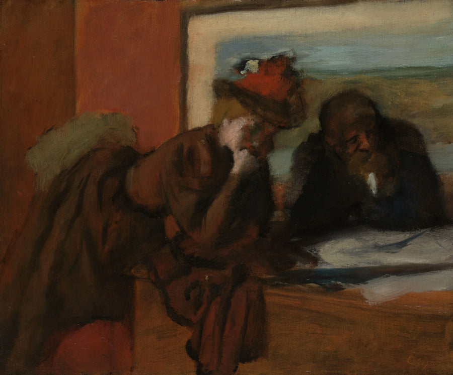 Rozmowa, 1885-1895 - Edgar Degas