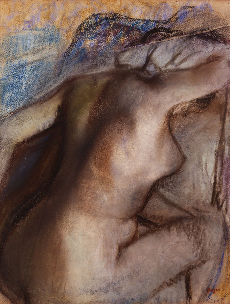 Kobieta osuszająca się po kąpieli - Edgar Degas