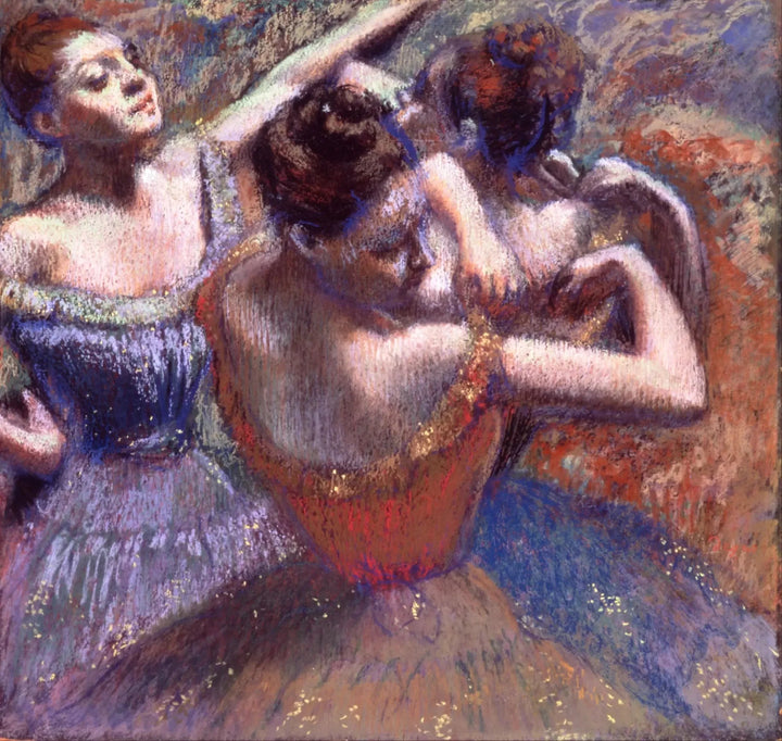 Trzej tancerze, około 1899 roku - Edgar Degas