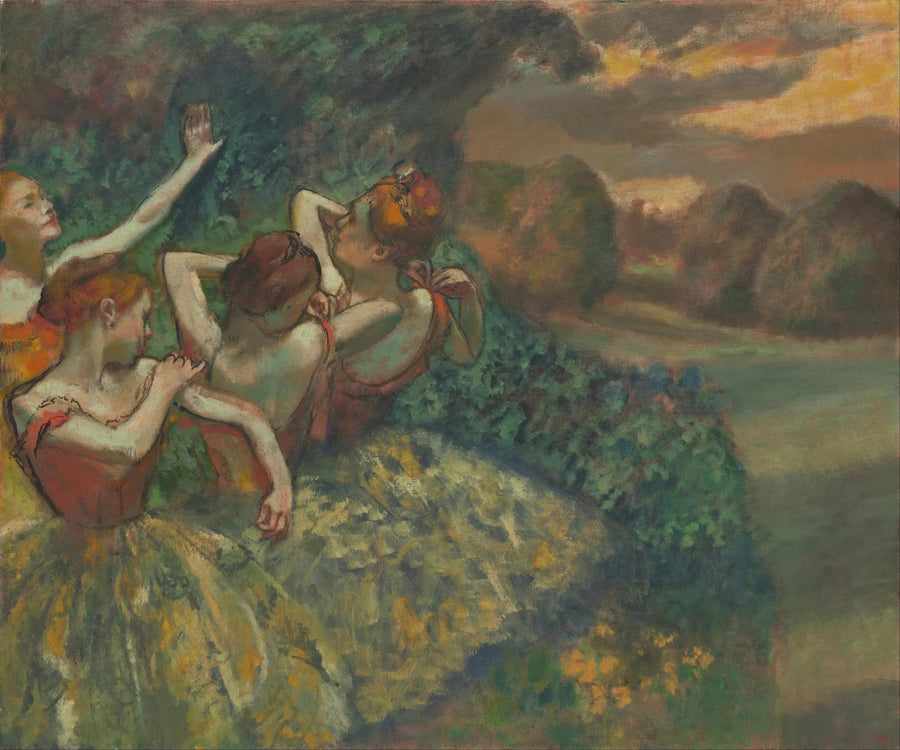 Czterej tancerze - Edgar Degas