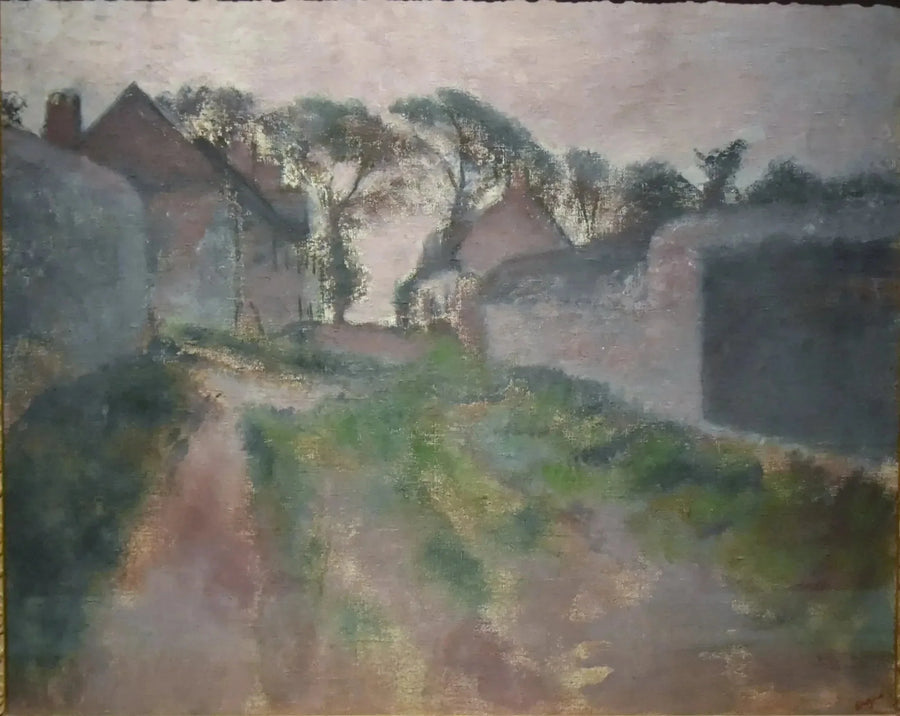 Ulica wioski. Saint-Valéry-sur-Somme - Edgar Degas