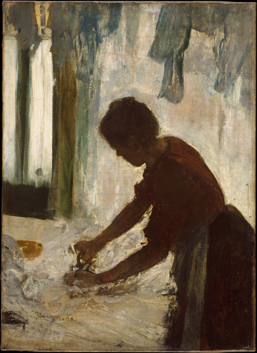 Kobieta prasująca - Edgar Degas