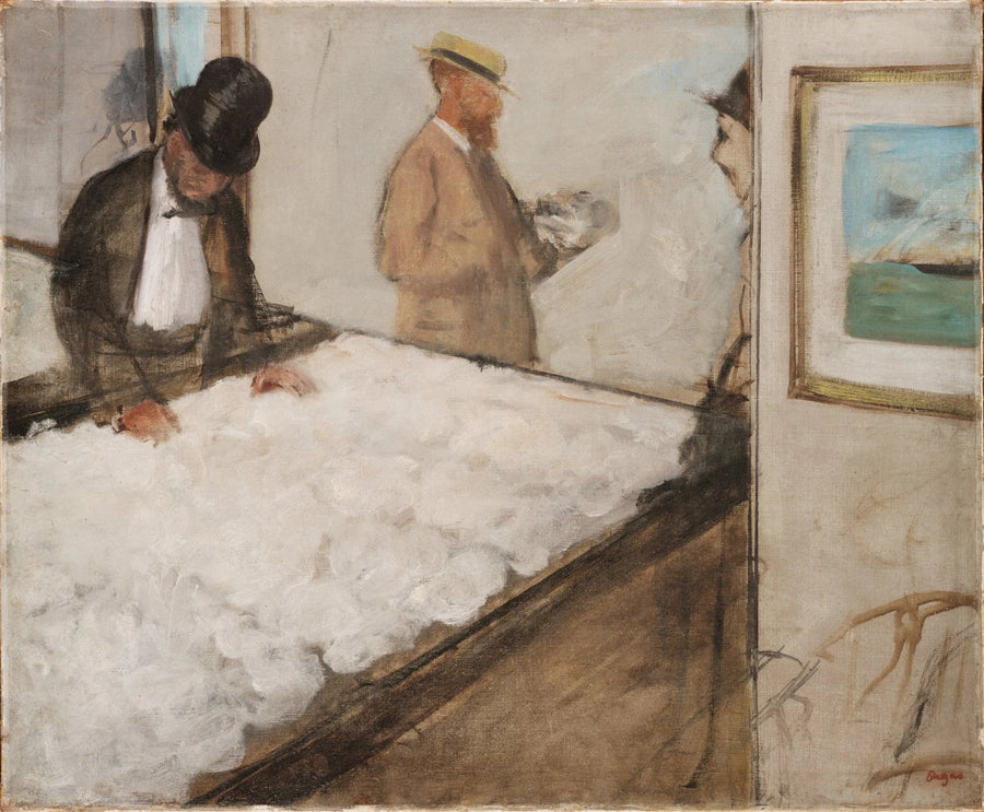 Sprzedawcy bawełny w Nowym Orleanie - Edgar Degas