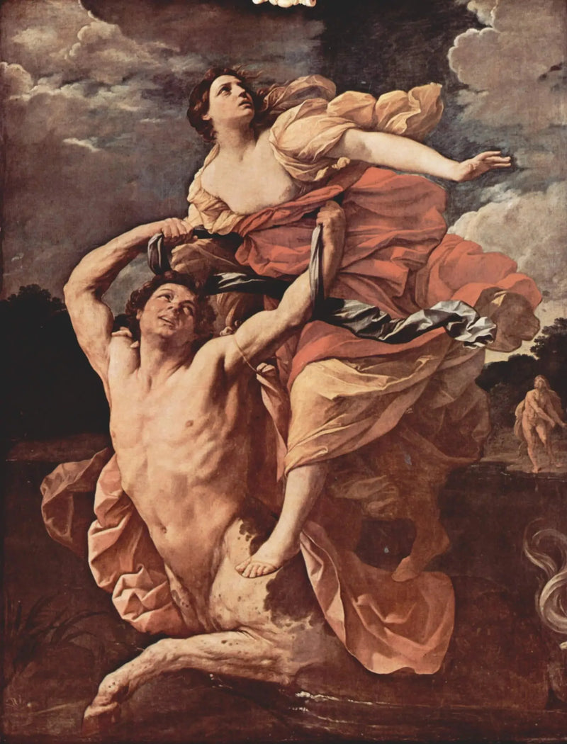 Dejanira porwana przez centaura Nessusa - Guido Reni