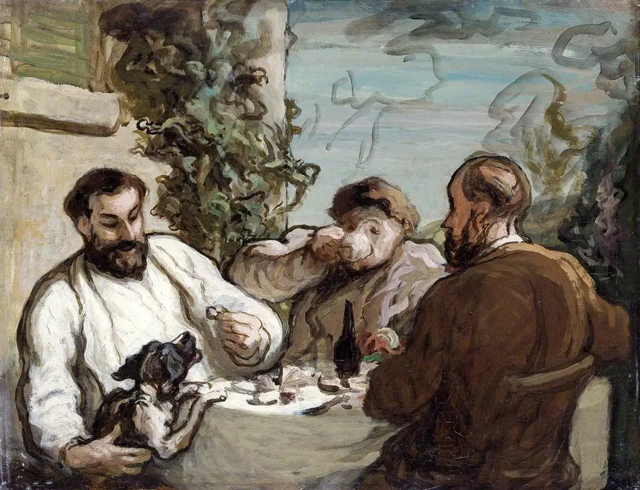 Śniadanie na wsi - Honoré Daumier