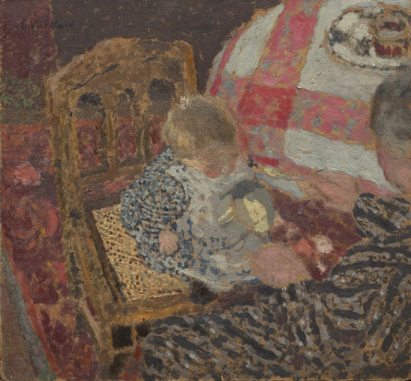 Śniadanie (Annette i jej babcia) - Édouard Vuillard