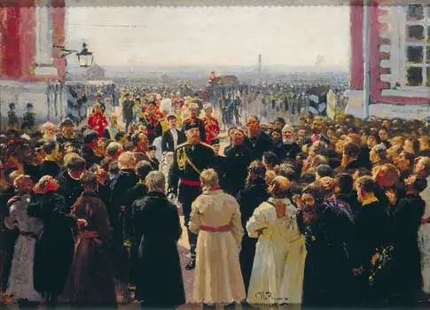 Delegacja wojowników przed Aleksandrem III - Ilya Repin