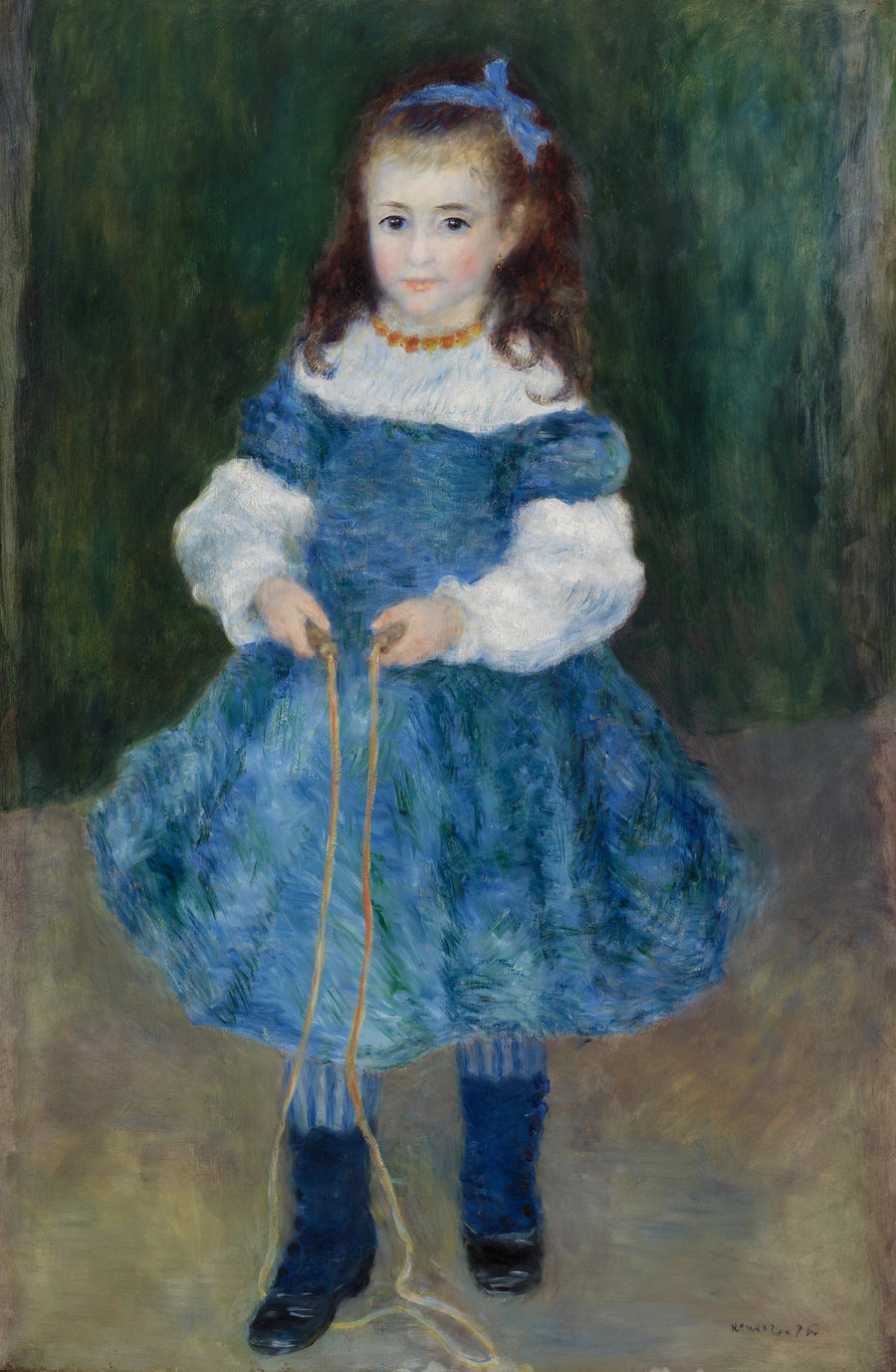 Dziewczyna z skakanką (Portret Delphine Legrand) - Pierre-Auguste Renoir