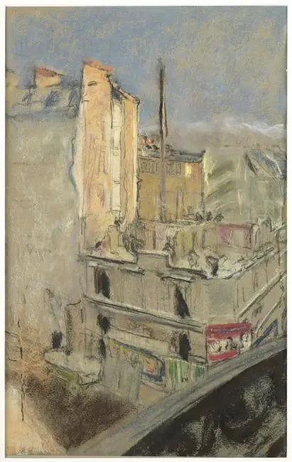 Rozbiórka na ulicy Calais (60.1.1) - Édouard Vuillard