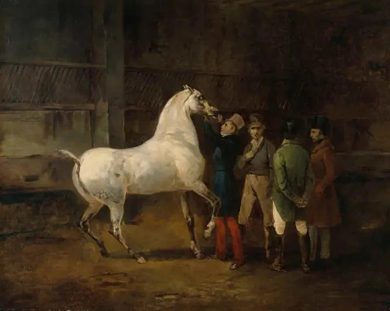 Demonstracja białego konia - Théodore Géricault