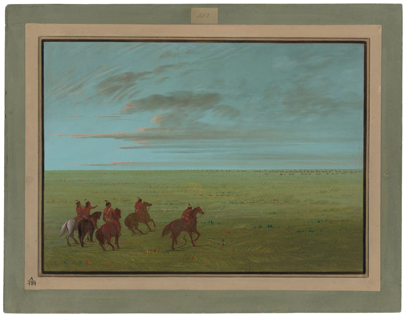 Wyjazd z Connibos dla dzikich koni - George Catlin