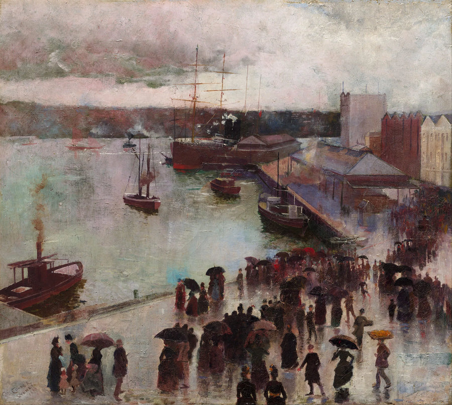 Wyjazd z Orientu - Nabrzeże Okrężne - Charles Conder