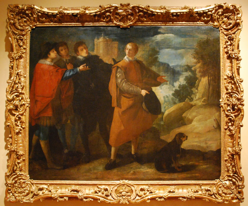 Wyjazd z Saint Pierre Nolasco do Barcelony - Francisco de Zurbarán