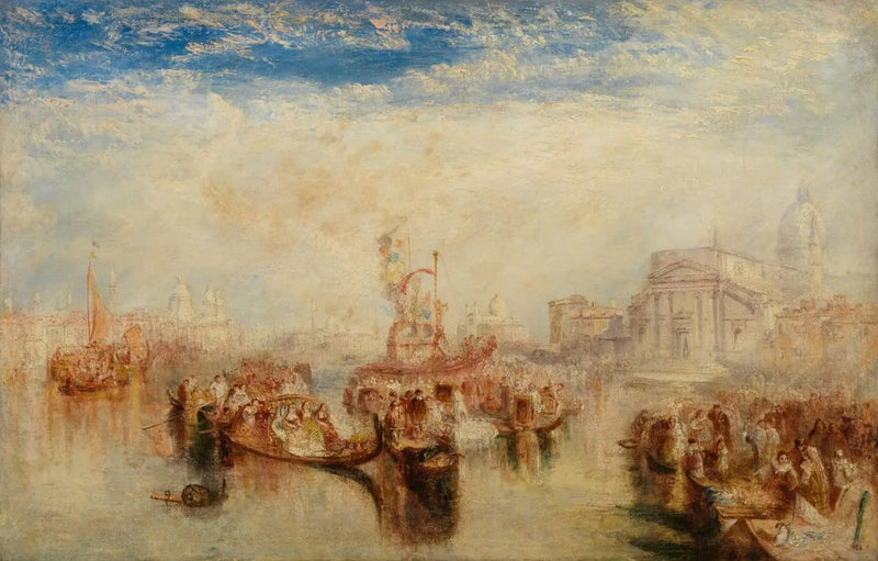 Złożenie trzech obrazów Giovanni Belliniego w La Chiesa Redentore, Wenecja - J. M. W. Turner