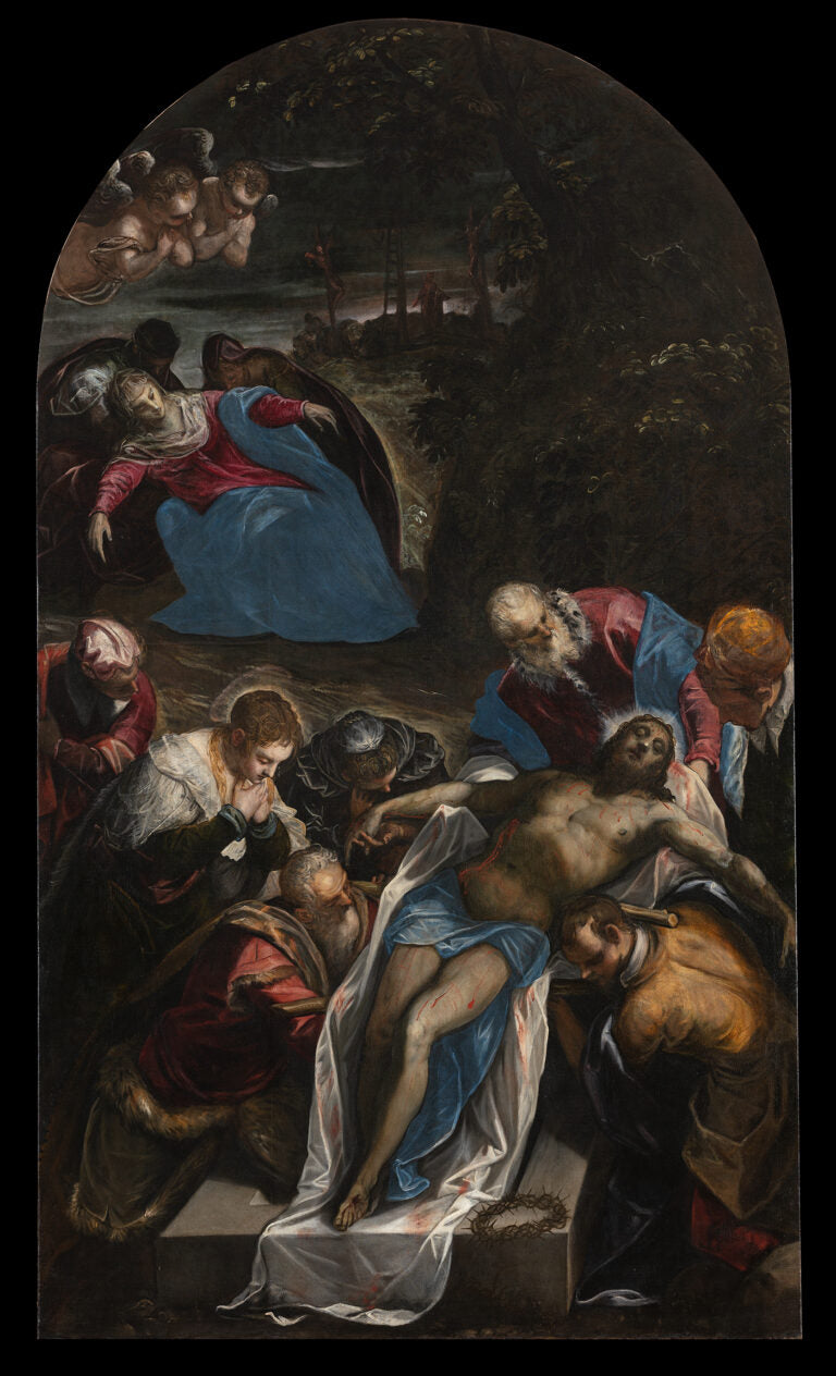 Złożenie w Grobie - Jacopo Tintoretto