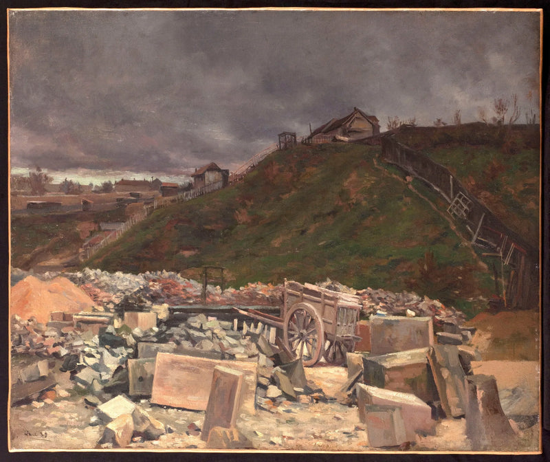 Depozyt bruków na Montmartre - Maximilien Luce
