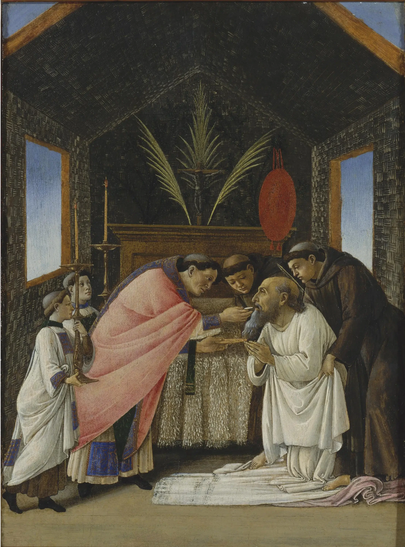 Ostatnia Komunia św. Hieronima - Sandro Botticelli