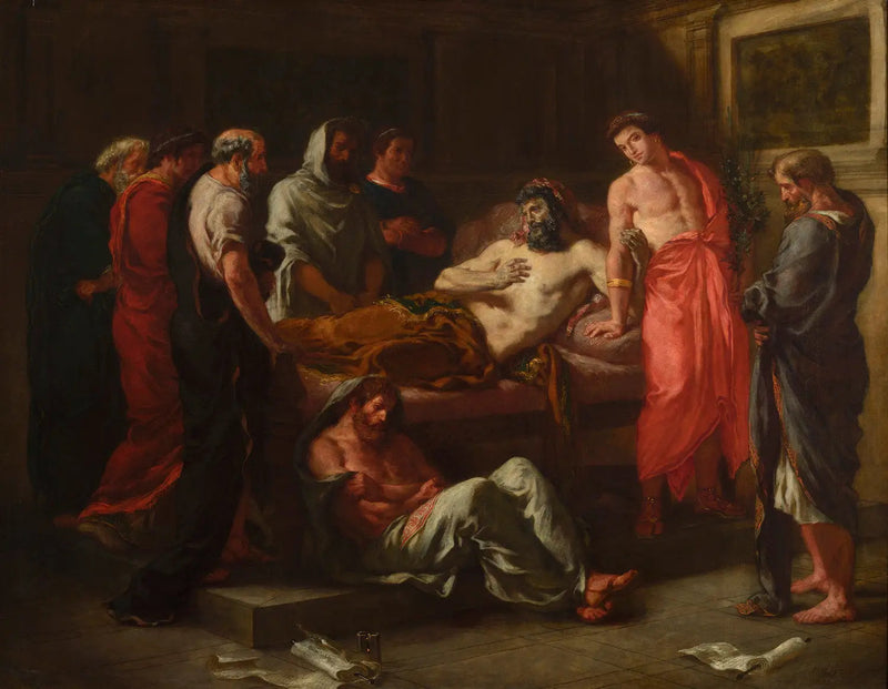 Ostatnie słowa cesarza Marka Aureliusza - Eugène Delacroix