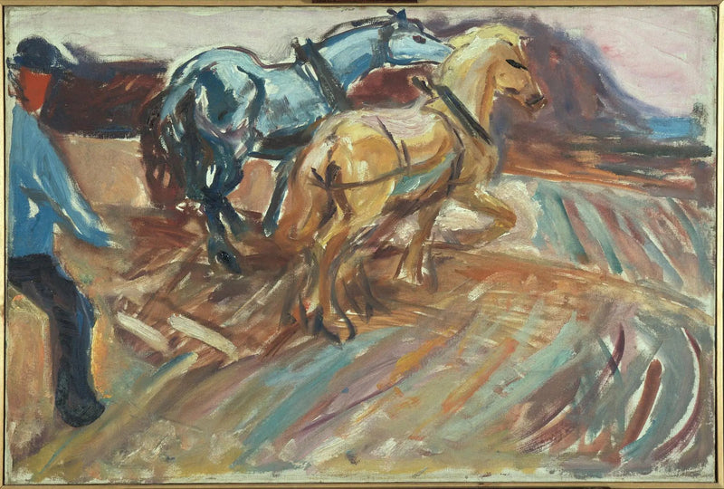Za pługiem - Edvard Munch