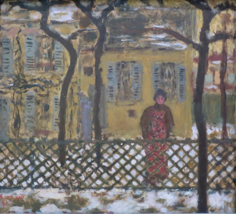Za ogrodzeniem - Pierre Bonnard