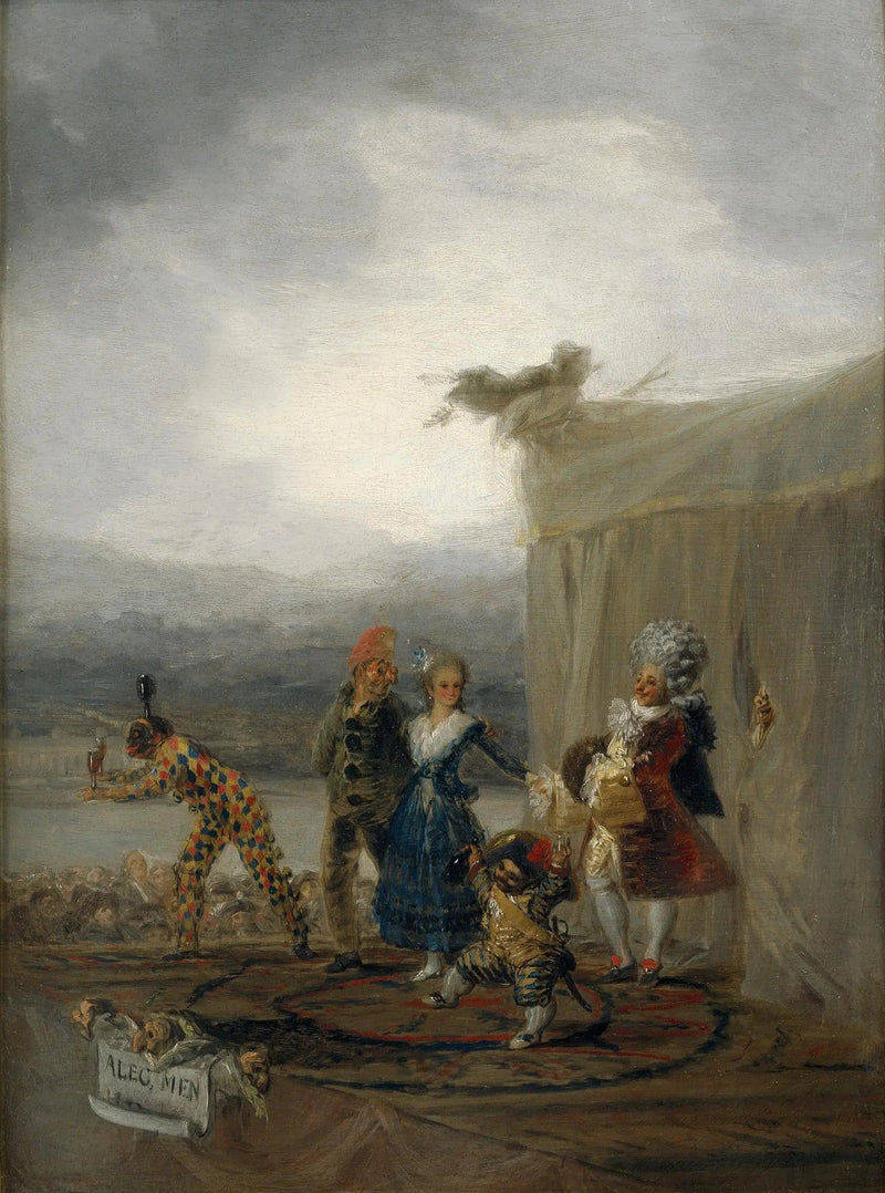 Komediowi aktorzy wędrowni - Francisco de Goya