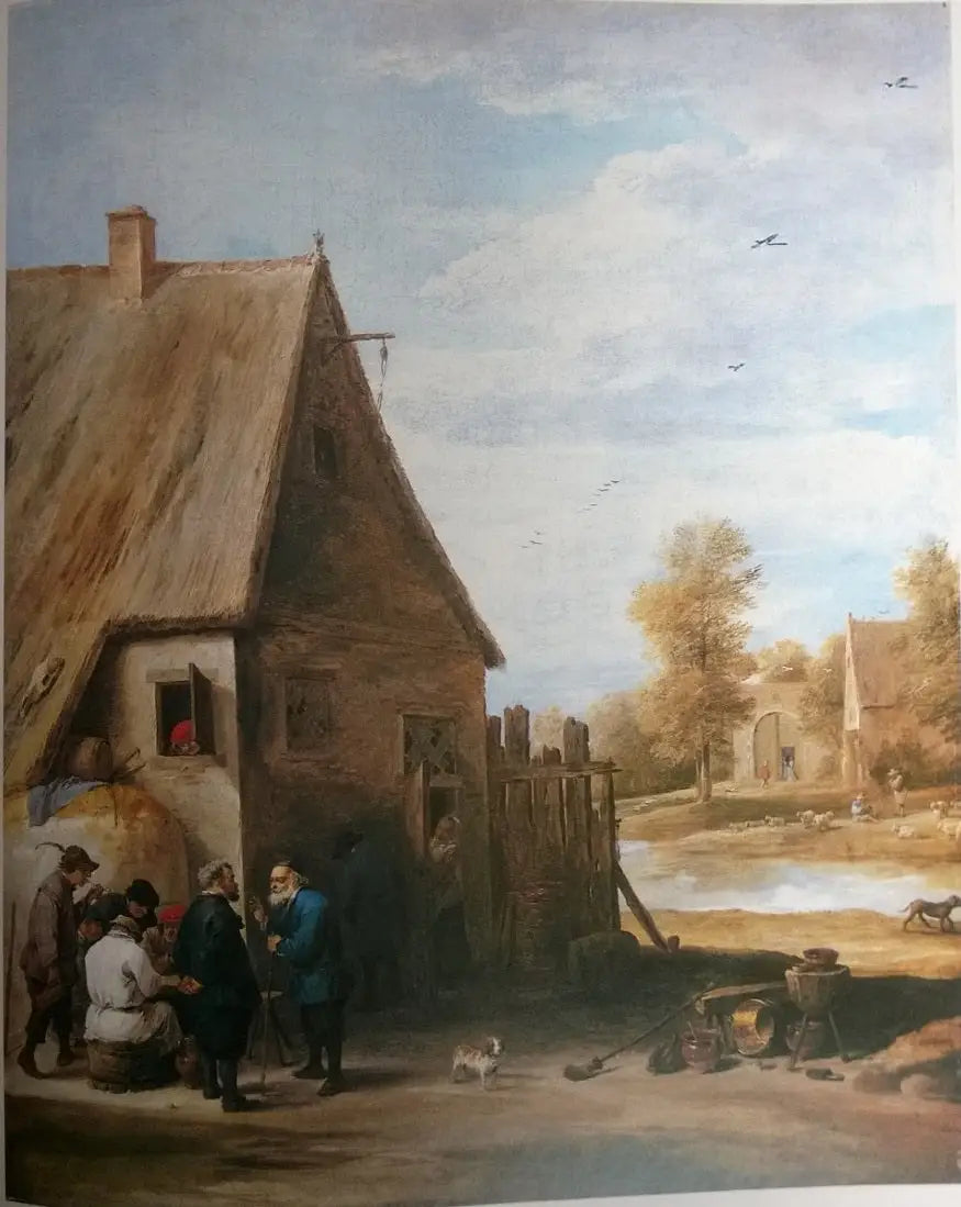 Rolnicy przed karczmą - David Teniers Młodszy
