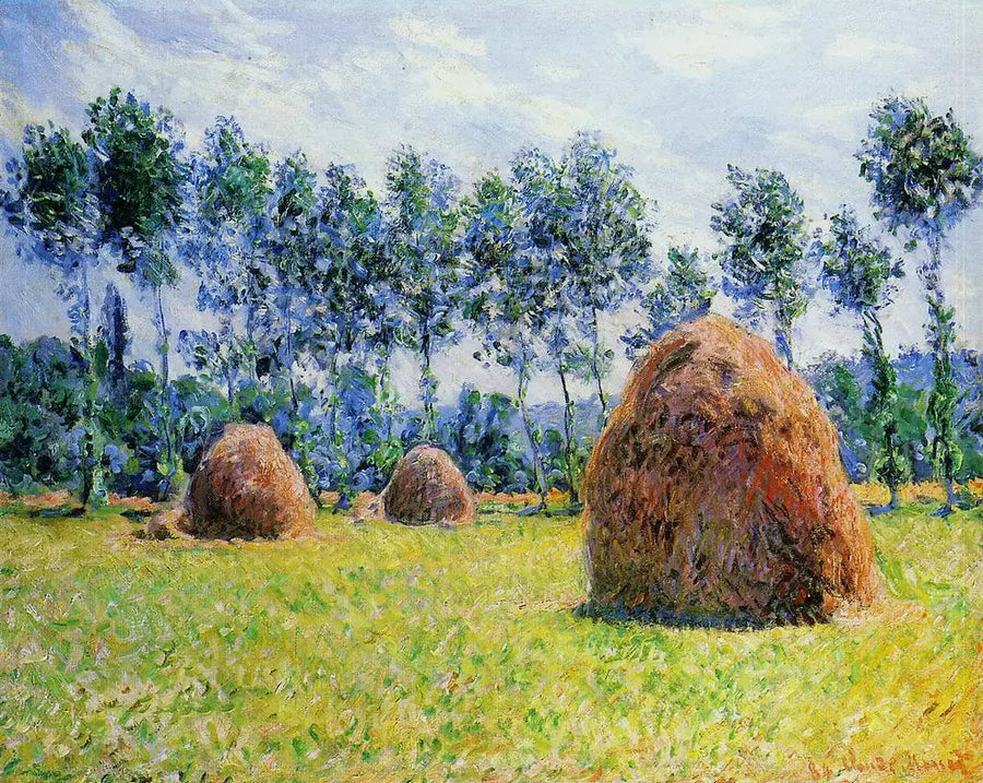Słomy siana w Giverny - Claude Monet