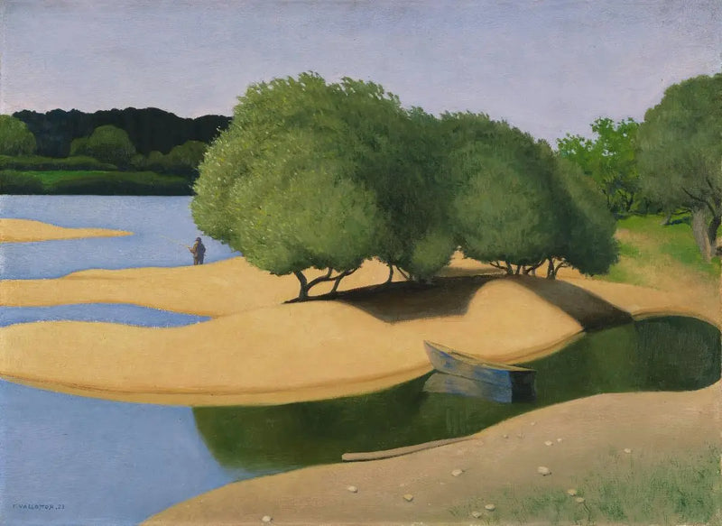 Złote piaski nad brzegiem Loary - Félix Vallotton