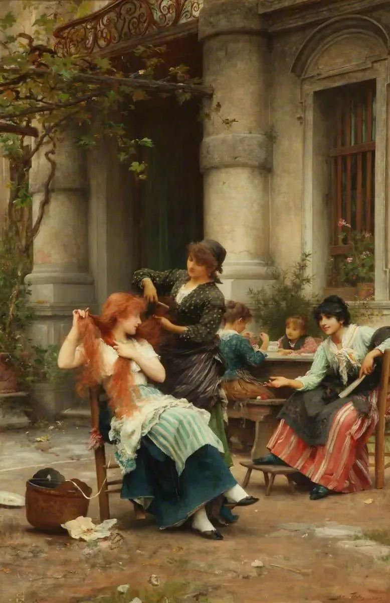 Toalety na świeżym powietrzu - Luke Fildes