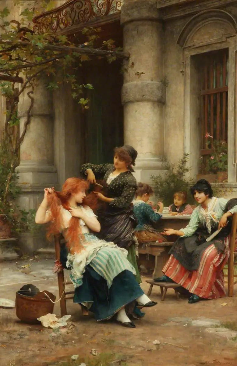 Toalety na świeżym powietrzu - Luke Fildes